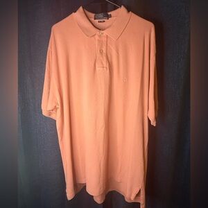 Men’s Coral Polo Shirt Size XL